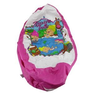 Treasure Trolls Bean Bag Chair Ace Novelty Vintage 1992 Pink and White